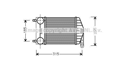 AVA QUALITY COOLING Välijäähdytin FT4189